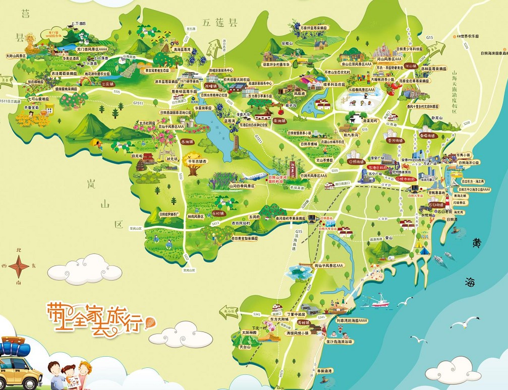 孟津景区使用手绘地图给景区能带来什么好处？