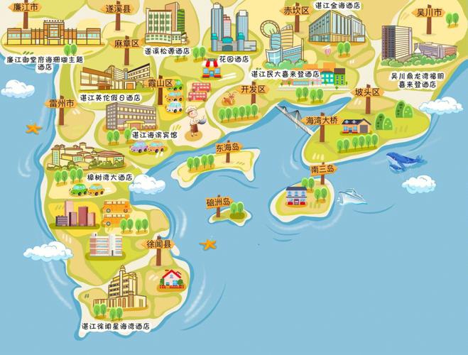 孟津手绘地图旅游的艺术指南